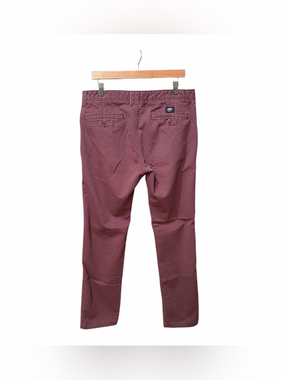 Vans Authentic Chino Straight Pants - Port/Maroon - Picture 3 of 10